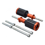 Slider Universal Bering Batente par Carbon Alumínio Laranj