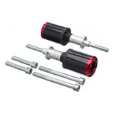 Slider Universal Bering Batente par Carbon Aluminio Vermel