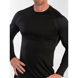 Slim Fitness Camisa Uv Masculina Proteção Solar 50  Conforto