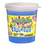 Slime Kimeleca Filhotes 180g Acrilex Lavável Colecionável
