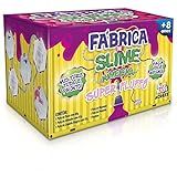 Slime Kimeleka Super Fluffy Fabrica Caixa Com 4 Acrilex Multicor