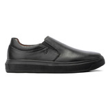 Slip On Masculino Iate Comfort Em Couro Legítimo Sapatilha