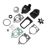 SLSRPMT Kit De Reparo De Bomba De Água Com Alojamento 77177A3 Para Motores De Popa Mercury Mariner 2 Tempos 30 35 40 45 50 60 70 Hp Substitui Sierra 18 3324 46 77177A3