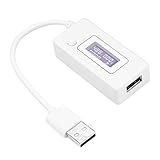 Sluffs Usb Tester Usb Power Meter 4V 30V 0 3a Mini USB Voltage Current Monitor Tester Capacity Detector Display LCD USB Cable Charger Indicator