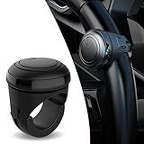 Slykew 1 Peça De Acessórios De Assistência De Volante De Carro Sem Ferramenta De Instalação Giratório Automotivo Antiderrapante Impulsionador De Volante Universal De Veículo Para Caminhão SUV 