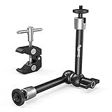 SmallRig Clamp De Com Rosca De 1 4 E 3 8 E Braço Mágico Articulado Ajustável De 9 8 Polegadas Com Parafuso De Rosca De 1 4 Para Monitor LCD Luzes LED KBUM2732B