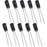 SMART COMPONENTES ELETRÔNICOS   Kit De 10 Capacitores Eletrolíticos 10uF 16V 105 C Redondos Genéricos