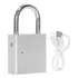 Smart Padlock Usb Recarregável App Control Resistente A Impa