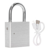 Smart Padlock Usb Recarregável App Control Resistente A Impa