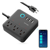 Smart Plug Power Strip Wifi Protetor Contra Sobretensão Trab