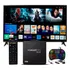 Smart Pro Tv Box 4k Android Tv 5g + Teclado Led De Brinde