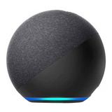 Smart Speaker Echo 4  Geração Com Alexa Amazon Bivolt Cor Preta 110v 220v