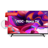 Smart Tv 43 Full Hd Com Roku Tv 43s5135 78g Aoc Bivolt