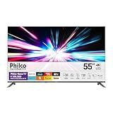 Smart TV 55- Philco 4K UHD LED Roku TV Dolby Audio P55CRA
