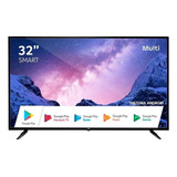 Smart Tv De 32 Multilaser Tl042 Com Tela Dled Hd 127 220v Preto