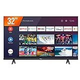 Smart TV LED 32  HD TCL 32S615   Android TV  Wifi  USB