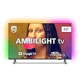 Smart TV Philips Ambilight 43- 4K 43PUG7908-78- Google TV- Comando De Voz- Dolby Vision-Atmos- VRR-ALLM- Bluetooth