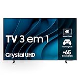Smart TV Samsung Crystal UHD 4K 43CU8000 2023 Design AirSlim Painel Dynamic Crystal Color Tela 43 43 