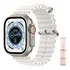 Smart Watch T800 Ultra 8  Série De Relógios Inteligentes  49 Mm  Capa Sensível Ao Toque  Cinza  Malha Preta