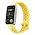 Smartband  Huawei Band 9  Amarelo Bisel Prateado Desenho Da Pulseira Fluoroelastómero