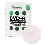 Smartbuy 100 Dvd-r Printable White Inkjet Original
