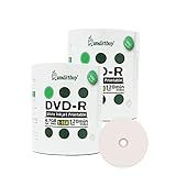 Smartbuy 4,7 Gb/120 Min 16 Dvd-r White Inkjet Hub Disco Gravável De Mídia Em Branco (disco 200-disco)