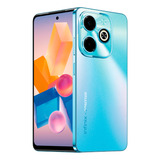 Smartphone Infinix Hot 40i, 8gb Ram 256gb, Câmera Dupla 50mp Ring Flashlight + Selfie 32mp, Nfc, 4g, 5000mah, Tela 6,6 90hz, Dual Chip, Azul