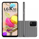 Smartphone LG K52 Tela Grande 64gb 3gb Ram Cinza Capinha