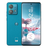 Smartphone Motorola Edge 40 Neo 5g 256gb 8 Ram 50mp Ultra pixel Ai Camera Ip68 Nfc Caneel Bay Vegan