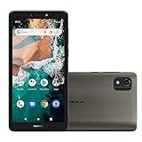 Smartphone Nokia C2 2 Edição 4G 64 GB Tela 5 7 Câmera Com IA Android Desbloqueio Facial Capa Película Fone Carregador Cinza NK109