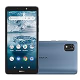 Smartphone Nokia C2 2nd Edition 4G 32 GB Tela 5 7 Câmera Com IA Android Desbloqueio Facial Capa Película Fone Carregador Azul NK086