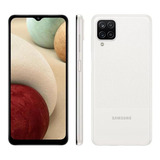Smartphone Samsung Galaxy A12 4gb 64gb Sm a125m ds Branco