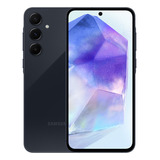 Smartphone Samsung Galaxy A55 5g 256gb 8gb Ram Dual-sim( Nano-sim ,e-sim) Câmeras Traseira 50.0 Mp + 12.0 Mp + 5.0 Mp Selfie 32.0 Mp Tela 6.6 Azul Escuro