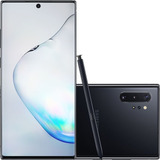 Smartphone Samsung Galaxy Note10 256gb 12gb Ram Tela De 6 8 Cor Preto