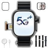 Smartwatch 5g Ultra 3 Ai 16gb Serie 10 Relogio Inteligente Microwear Chip Câmera NFC ChatGPT Brindes Original Masculino Feminino Preto 