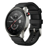 Smartwatch Amazfit Gtr 4 Sport Tela Amoled 1 43 Pulseira Superspeed Black Gps Resistente À Água 50m