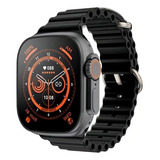 Smartwatch Digital S8 Ultra 49mm Cor Da Caixa Preto Cor Da Pulseira Preto Cor Do Bisel Colorido