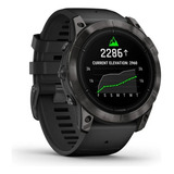Smartwatch Garmin Epix g2 Pro Zafiro 010 02804 00 Pro Zafiro 1 4 Caixa 51mm De Polímero Reforçado Preta Carbono Pulseira Negro