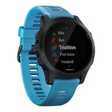 Smartwatch Garmin Forerunner 945 Bundle 1 2 Caixa 47mm  Pulseira Blue E O Arco De Polímero Reforçado Com Fibra