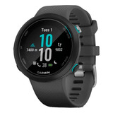 Smartwatch Garmin Swim 2 1.04 Caixa 42mm Preta, Pulseira Preta