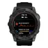 Smartwatch  Garmin Zafiro Solar Fenix 7x Tela De 1.4  Com Pulseira De Silicone - Cor Preto