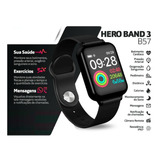 Smartwatch Haiz B57 1 3 Digital Caixa Preta