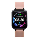 Smartwatch Haiz B57 Tela De 1 3 Com Pulseira Cor Rosa Y Caixa Cor Preto