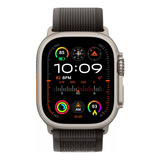 Smartwatch Microwear Ultra Series 9 10 2024 W 69 Pro Max Tela De 2 02 Com Pulseira De Náilon Cor Preta cinza Y Caixa Color Prateado