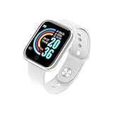 Smartwatch Relógio Inteligente Bateria Durável Bluetooth Com Monitoramento De Atividade E Frequência Cardíaca Durante Todo O Dia Monitoramento De Sono GPS Integrado Branco