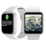 Smartwatch Relógio Inteligente Bluetooth Com Monitoramento Cardiaco, Contagem De Passos, Notificações, Pressão Sanguínea Entre Outras Funções Inteligentes (branco)