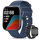 Smartwatch(responder/fazer Chamadas),1.8‘’bluetooth Relogio Smartwatch Masculino Para Android Iphones,5atm à Prova D' água Ao Ar Livre Fitness Tracker Com Ai Voz/frequência Cardíaca/spo2/sleep Monitor