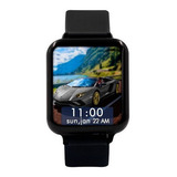 Smartwatch Scarf B57 1 3 Caixa Preta Pulseira Preta