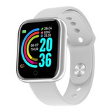 Smartwatch Smart Bracelet D20 Tela De 1 3 Com Pulseira De Silicone Cor Prateado Y Caixa Color Prata