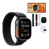 Smartwatch Ultra X Serie 10 Nfc Gps 2 Pulseiras Trial 49mm